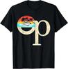Op Ocean Vintage Oceanul Pacific Plajă Soare Copaci de Palmier Tricou Retro