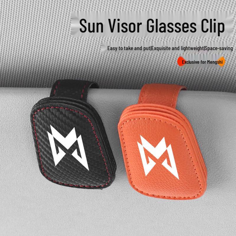 Mengshi Car Sun Visor Magnetic Sunglasses Holder for 917/M817/M800 Models