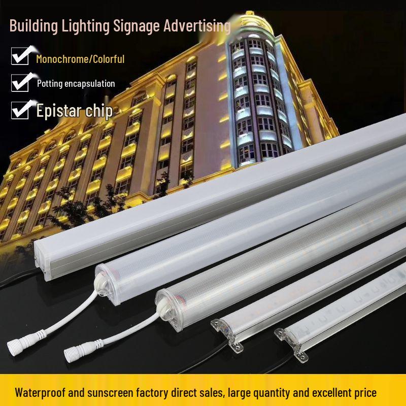 Tubo de Néon LED Colorido Exterior à Prova d'Água Luz Perseguindo para Letreiros de Vitrine