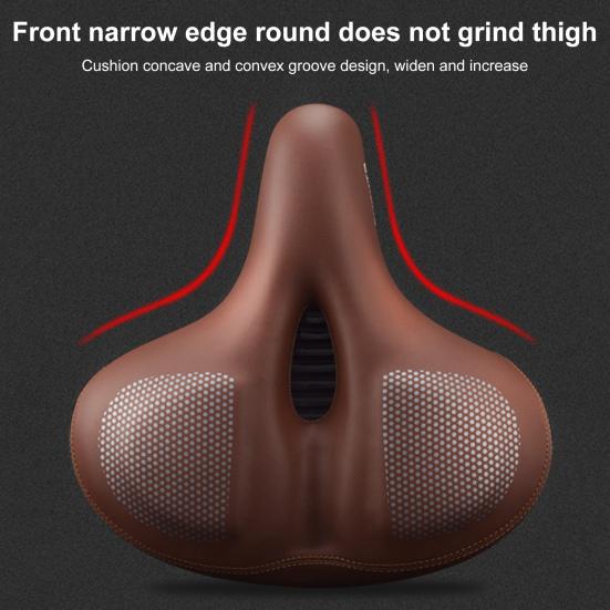 Hollow Bicycle Seat Wear-resistant Widened Thickened High Elasticity Damping Foaming Sponge High