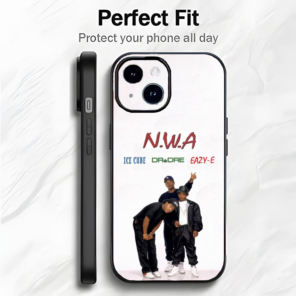 Rap Pioneers N-N.W.A Phone Case Phone Case Soft Packaging Lightweight For iPhone17 16 15 14 13ProMax