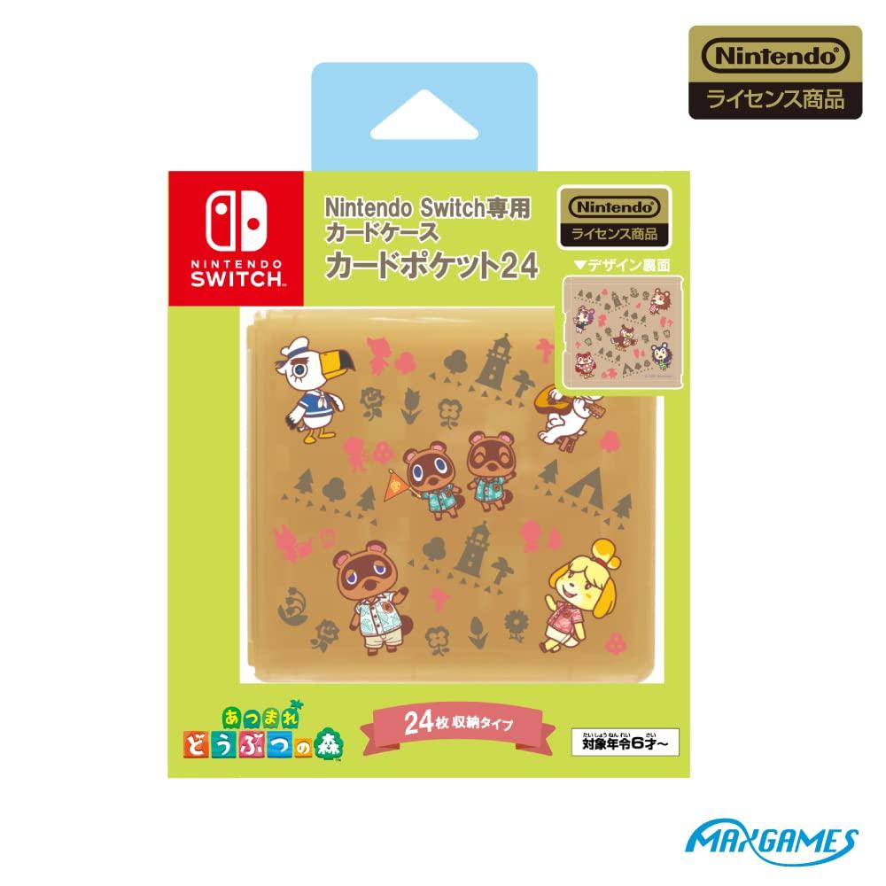 

Лицензированный чехол для карточек Card Pocket 24 для Nintendo Switch Animal Crossing Line Art [продукт Nintendo]
