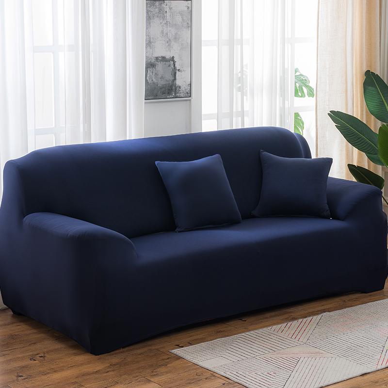 Solid Color Elastic Sofa Covers for Living Room Spandex Sectional Corner Sofa Slipcovers Couch Chair Cover Funda De Sofá