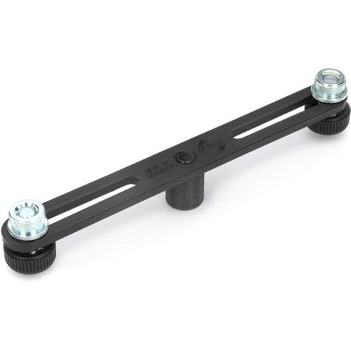 

Knig & Meyer K&M Stand 23550-BLACK Microphone Bar for Two Microphones