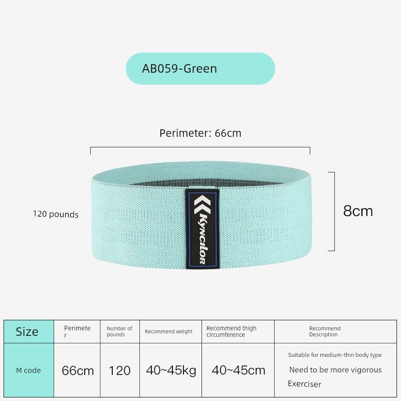 

Yoga Hip-Lifting with Cotton Hip Exercise Band Professional 120 Pounds Women s Resistance Ring Hip-Shaping Senior Practice Hip-Leg Trainer Green M