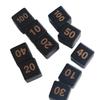 10Pcs Acrylic Mult Sided Dices Role Playing Table Game Dices Six Sided Dices Round Corner Dices Mahjong Accessories