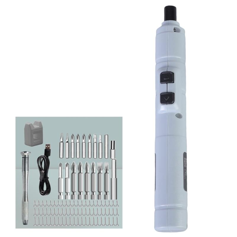 Mini Cordless Electric Screwdriver Rechargeable ScrewdriverKit for Small Electronic Device Maintenance