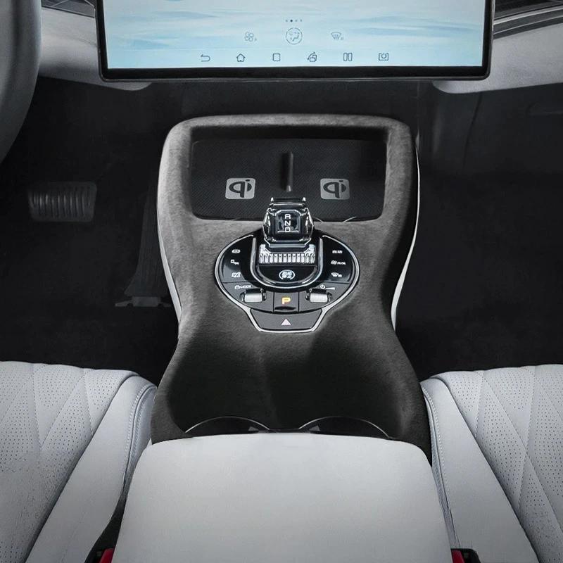 For BYD Seal EV 2022 2023 2024 2025 Alcantara Car Center Console Gear Shift Protective IPanel Cover Anti-Scratch Interior Decal