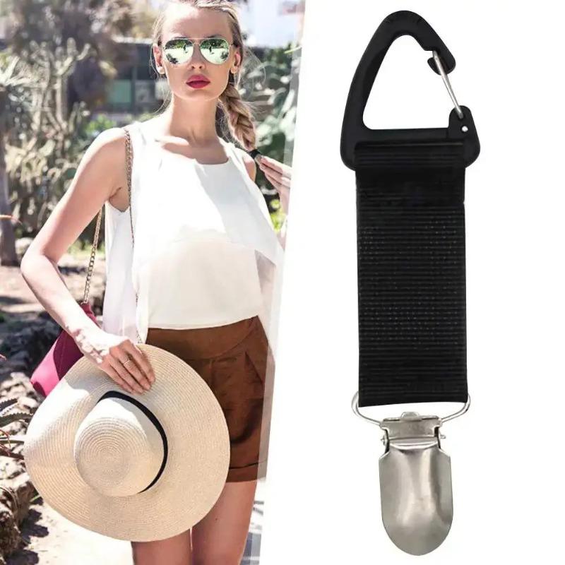 Travel Hat Clip Outdoor Straw Hat Clip Portable Hat Companion Multipurpose Glove Storage Clip Bagging Clip