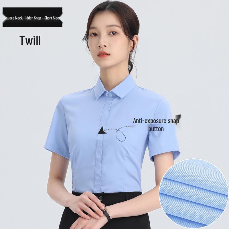 Cămașă Profesională cu Mânecă Lungă Albă pentru Femei - Primăvară/Toamnă Stil Coreean Croială Slim Top Formal