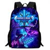 Minecraft Printed Backpack Children'S Elementary School Bag