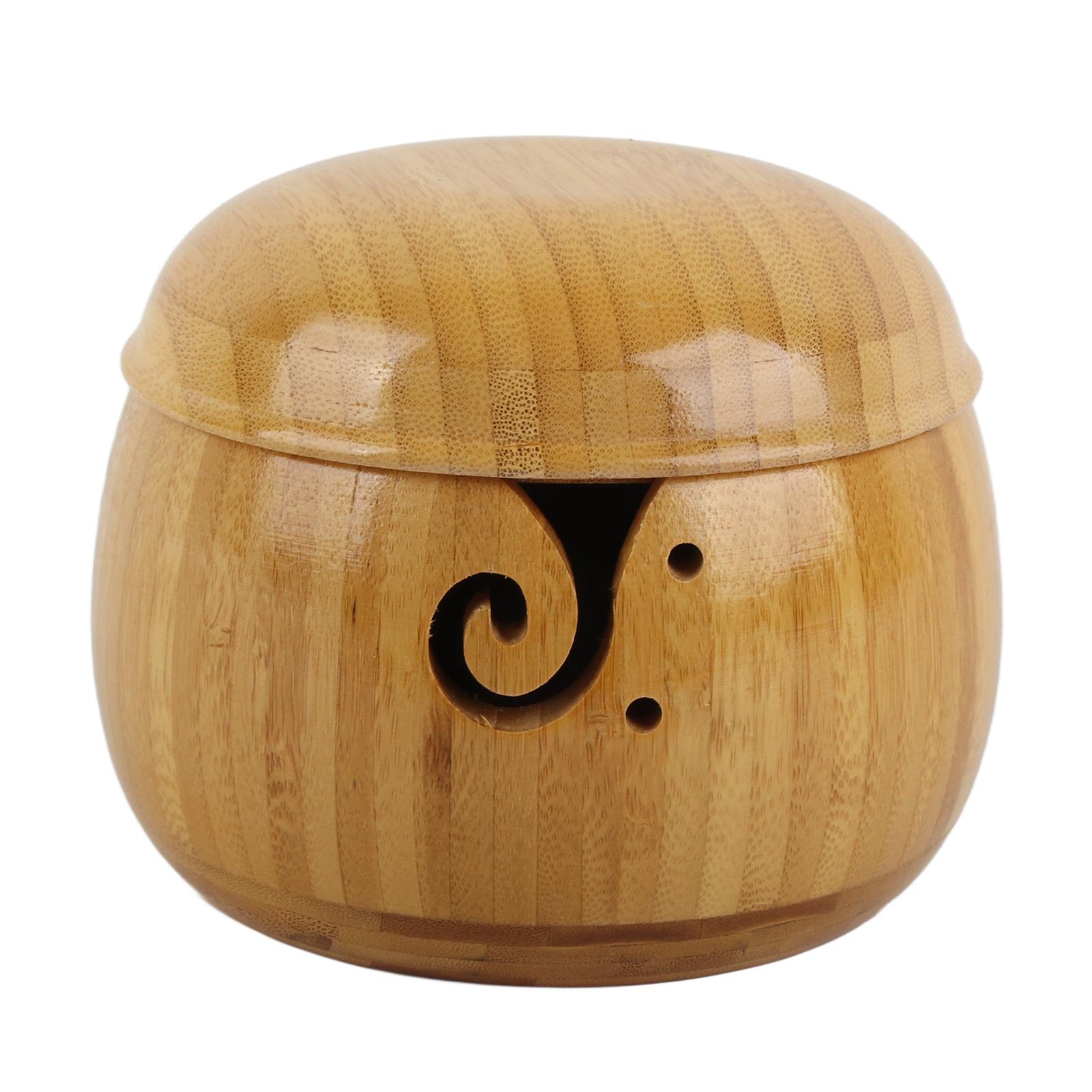 

Пряжа Чаша Большая Вместимость Гладкие Поверхности Ретро Мода Вязание Шерсть Хранение Корзина Для Дома