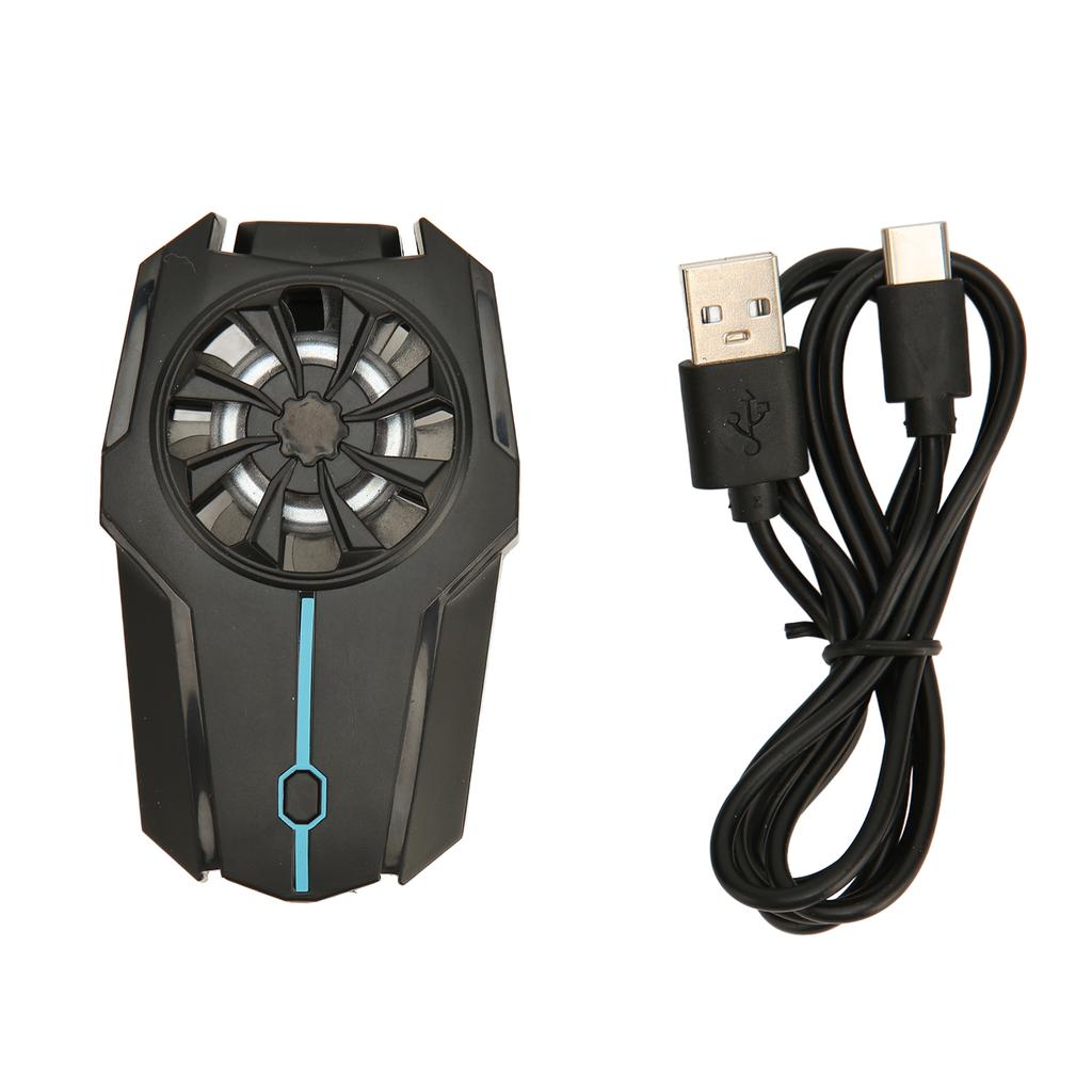 Phone Cooling Fan Super Silent Mobile Phone Radiator Cooler Clip for Playing Games Watching Videos