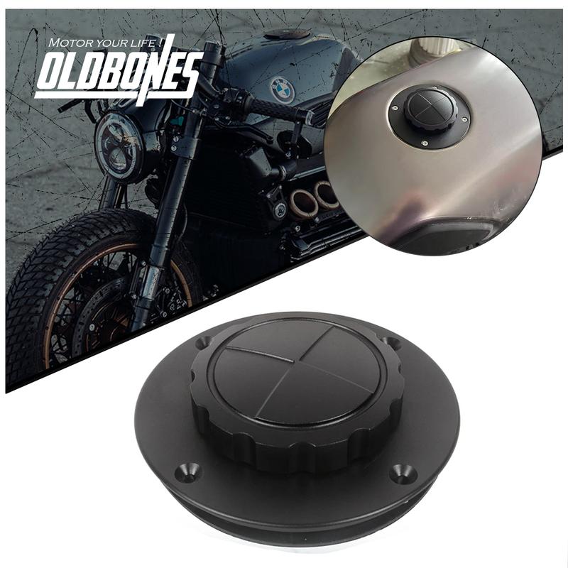 Aluminium Retro Oil Cap Fuel Petrol Gas Tank Cover Cafe Racer Motorcycle Fuel Tank Cap For BMW K75 K100 K1100 K100LT RT