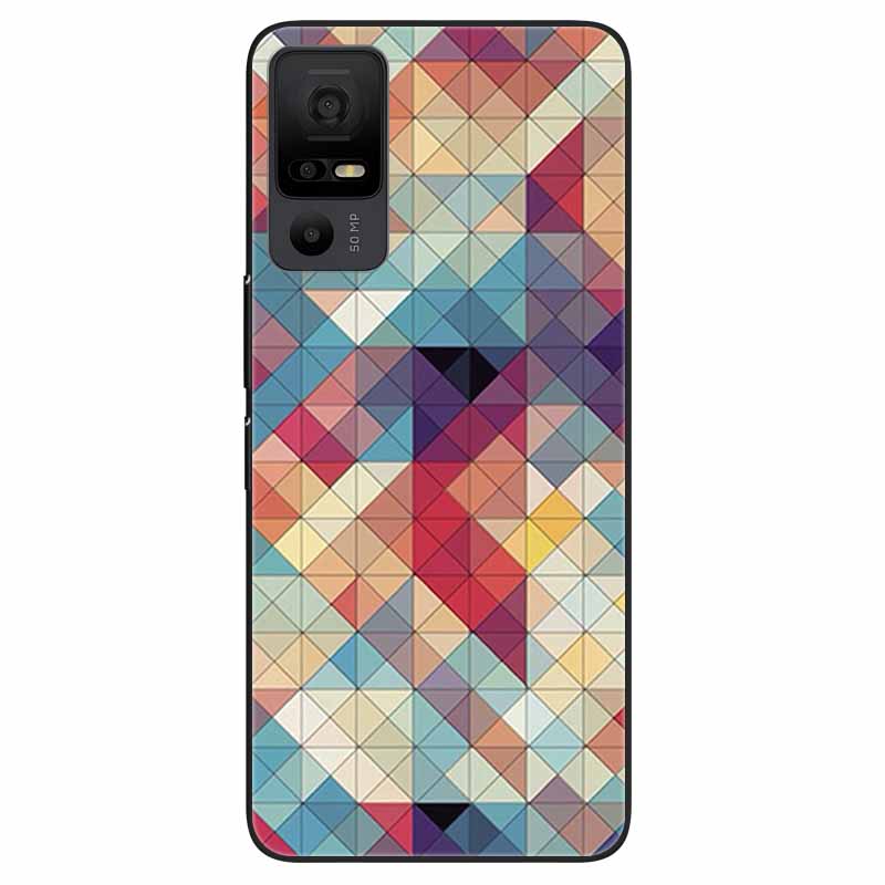 Phone Case for TCL 40 NXTpaper 5G Covers Black Bumper Silicone Soft Shell for TCL 40 NxtPaper 5G TPU Coques Lovely Marble Fundas
