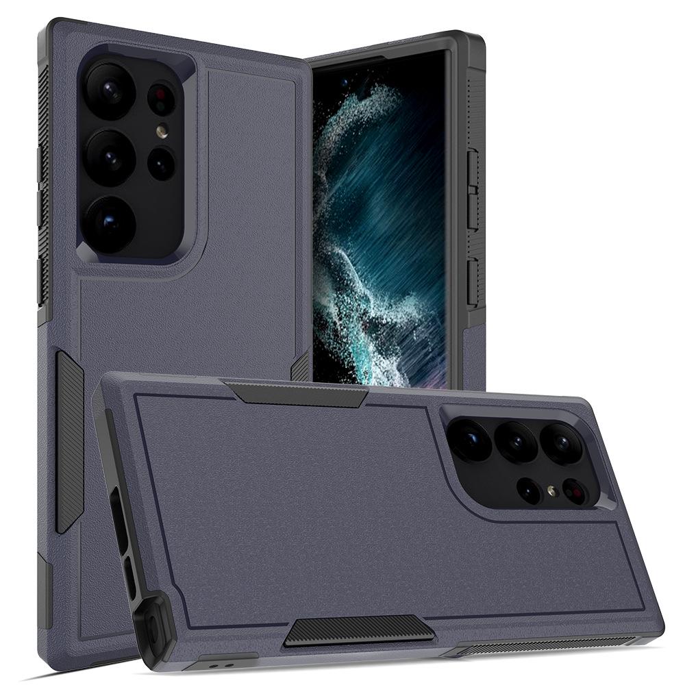 Samsung S23 Ultra Plus FE 2-in-1 Double Layer Anti-Drop Protective Case Samsung S23 темно-синий