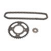 420 Chain Sprocket Set 36T Rear Sprocket Engine Sprocket Set Durable Drive Chain Set  for ATVs