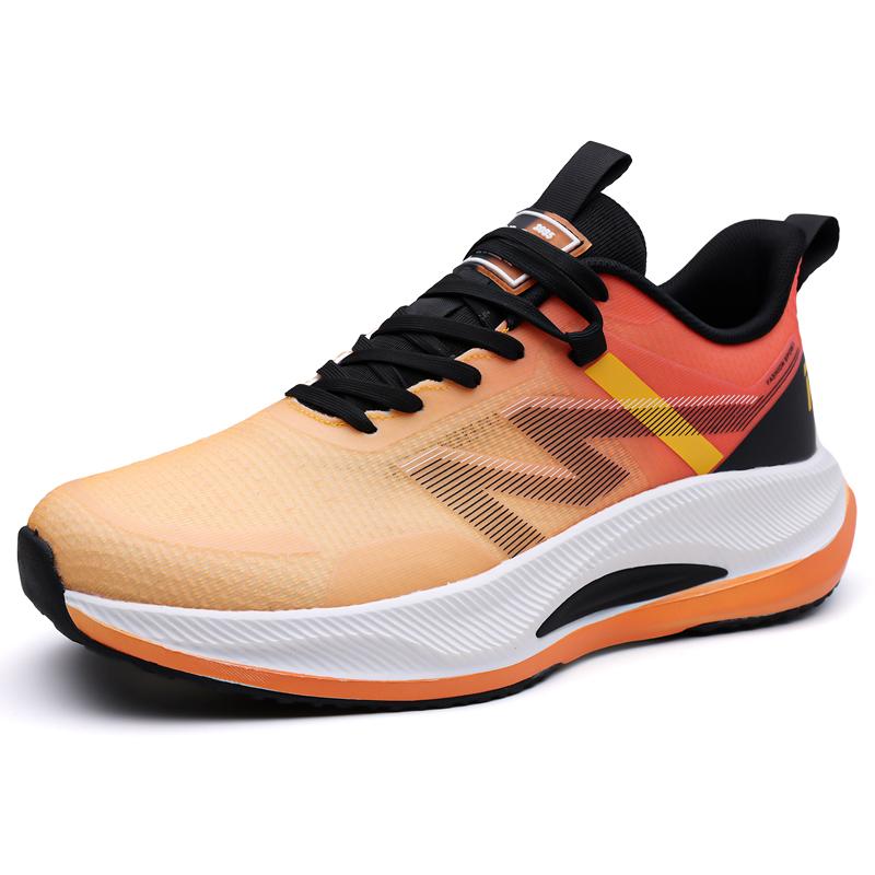 

Sports Shoes Men s Style Thick Soles Strong and Durable Anti Slip Hiking Lightweight Rebound Hiking Shoes for All Seasons 45 оранжевый