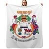 Orange Amps Vintage Crest Throw Blanket Long Lasting Soft Plush Blanket for Daily Use