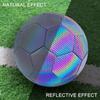 Glowing Soccer Balls for Night Game and Training, Glowing In The Dark Soccer Balls Size 4 Size 5 Reflective Football