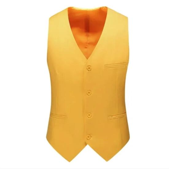 Luxury Men Wedding Suit Vests New Fashion Male Slim Solid Color Business Office Large Size Formal Suit Vest Men Gentleman