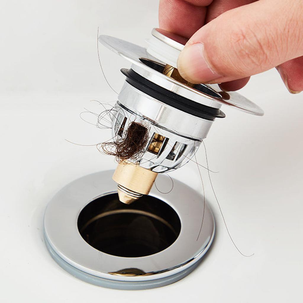 Replacement Wash Basin Plug Convenient Sink Stopper Innovative Bathroom Sink Plug Catch Debris Prevent Clogging Durable