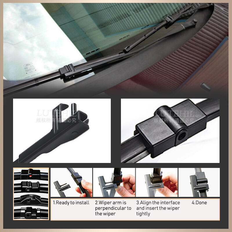 For Ford Focus 2 Hatch 2005-2011 2006 2007 2008 Wiper Front & Rear Wiper Blades Windshield Windscreen Window Brushes 26"+17"+14"