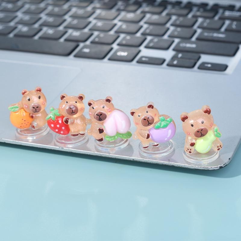 New Car Fun Decorations Dashboard Centre Console DIY Decorative Accessories Cartoon Orange Dolphin Shape Hanging Car Interiors