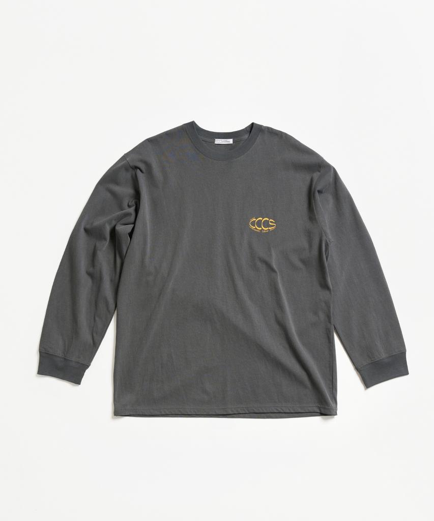 Ssississieseu Dark Gray Rounded Logo L/S T-Shirt