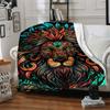 1PC Lion Headgear Print Blanket, Soft Throw Blanket - Warm & Cozy for Couch, Bed, Office, and Travel yy250912211