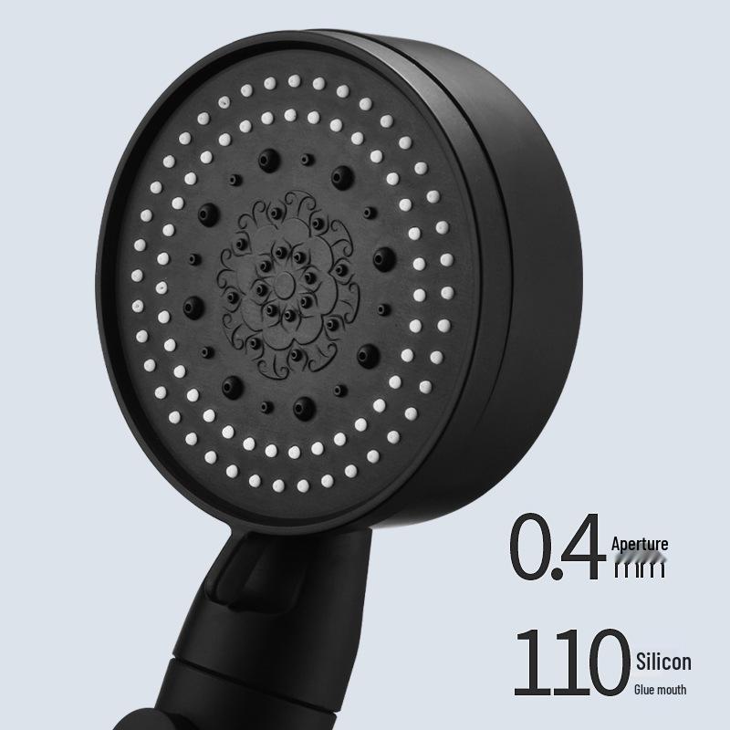 Black Warrior Multi-Function Matte Black Handheld Shower Head Set