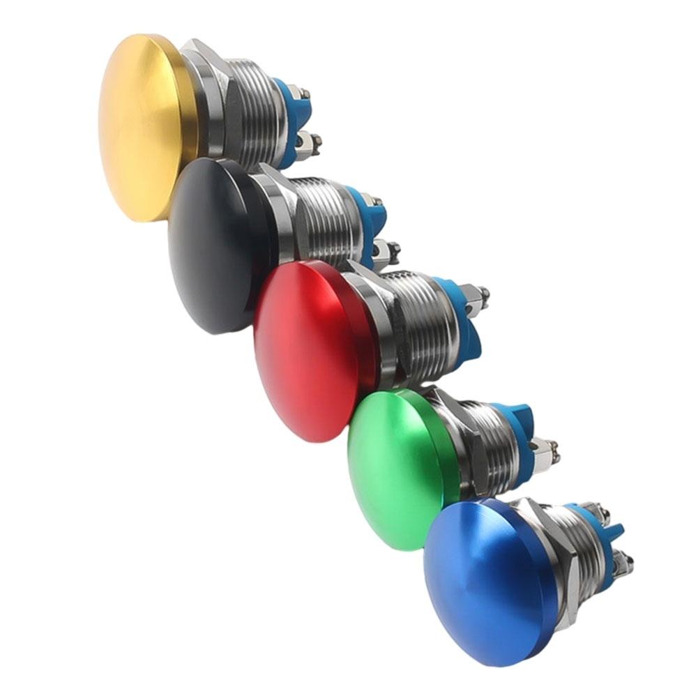 Normally Open ON/OFF Button Switch Stainless Steel