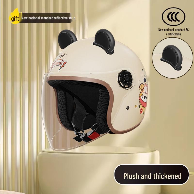 Women's Unisex Winter Warm Half Helmet for Electric Scooter/Motorcycle with Free Shipping