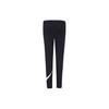 Nike Club Logo High-Waist Sharkskin Fitness Leggings Women Bottoms Black 815998-010