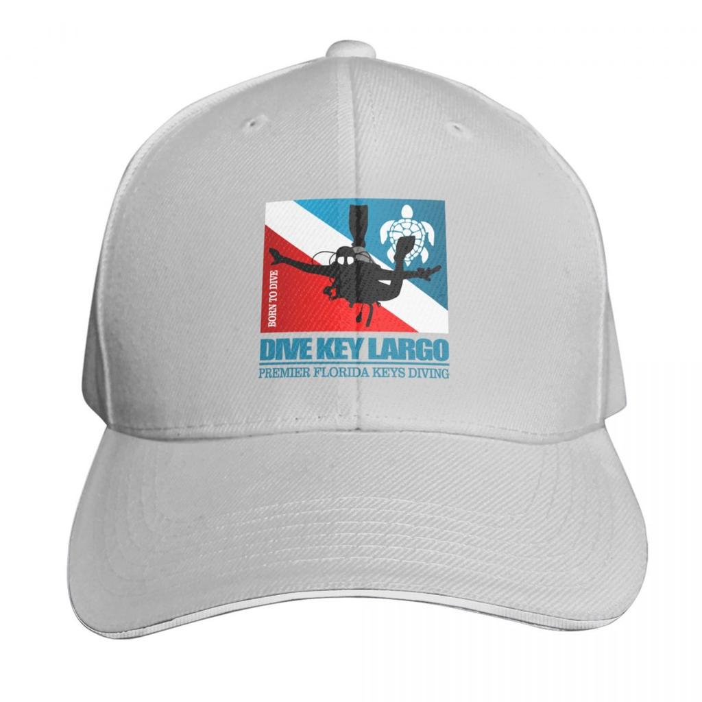 Dive Key Largo (DF) Baseball Cap Fishing Caps Unisex Cosplay Hats On Offer Fishing Hat Womens Unisexs