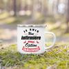 Beste Krankenschwester Französisch Bedruckte Emaille Tassen Kaffeebecher Trinken Wein Saft Tasse Dessert Kakao Milch Henkeltasse Bestes Geschenk für Infirmiere