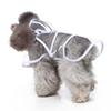 Lightweight Waterproof Rainwear Small To Large Dogs and Puppies Ponchos Hood Reflective Strip Rainwear with Hood