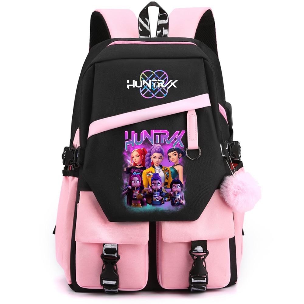 Anime K-Pop Demon Hunters Printed Large Capacity Backpack for Teenger Student Girl Boy Schoolbag Bookbag Women Waterproof Travel Bag Gift