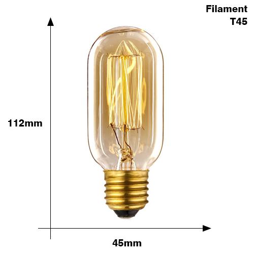 E27 Retro Edison Bulb 220V 40W ST64 G80 G95 G125 Ampoule Vintage Edison Bulb Incandescent Lamp Home Decor Filament Light Bulb