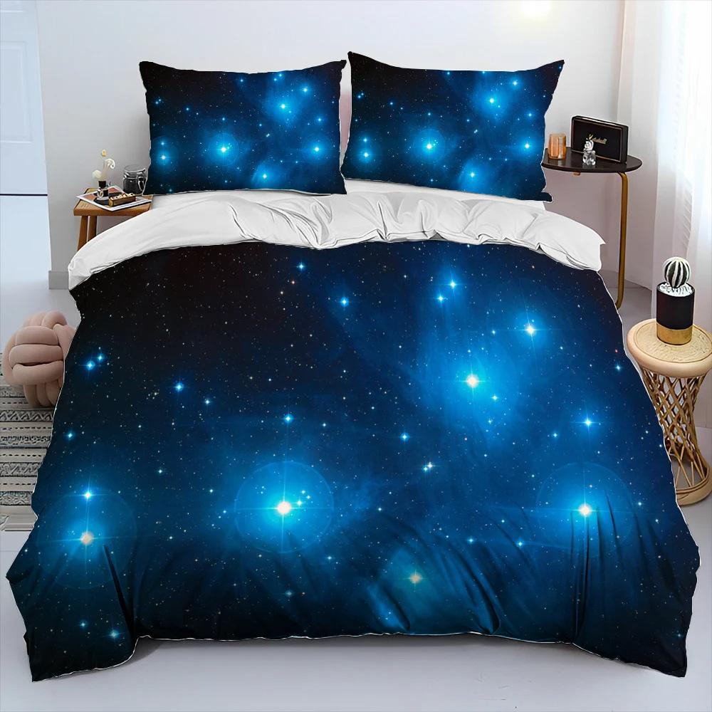Digital Printing Three-Piece Universe Printing Bedding Home Textile Bedding