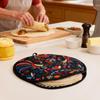 Tortilla Holder Pouch 12-Inch Microwavable Cloth Taco Heater Microwave Tortilla Warmer For Bread Rolls Wraps Pita Chapati