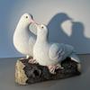 Two peace doves ornaments resin dove sculpture bird crafts outdoor garden courtyard decorations