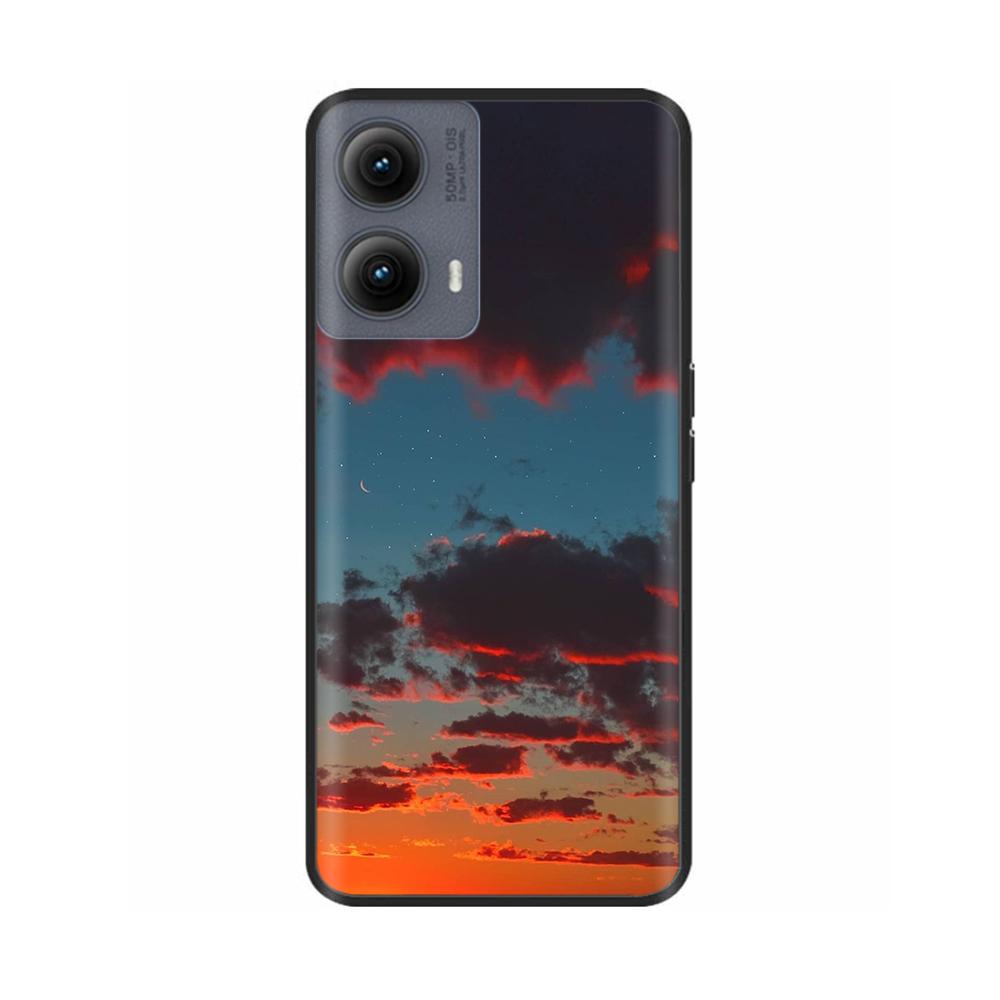 Silicone Casing For Motorola Edge 2024 Case Lovely Cartoon Soft TPU Black Cover For Moto Edge 2024 6.6" Shockproof Fundas Capa