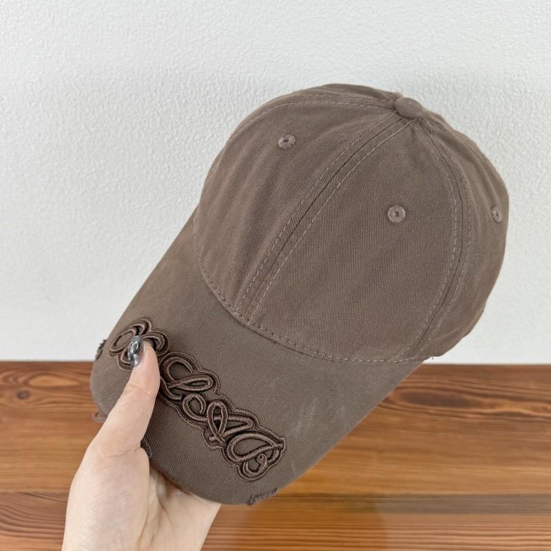 American Street Style Embroidered Letter Baseball Cap For Summer Men Women