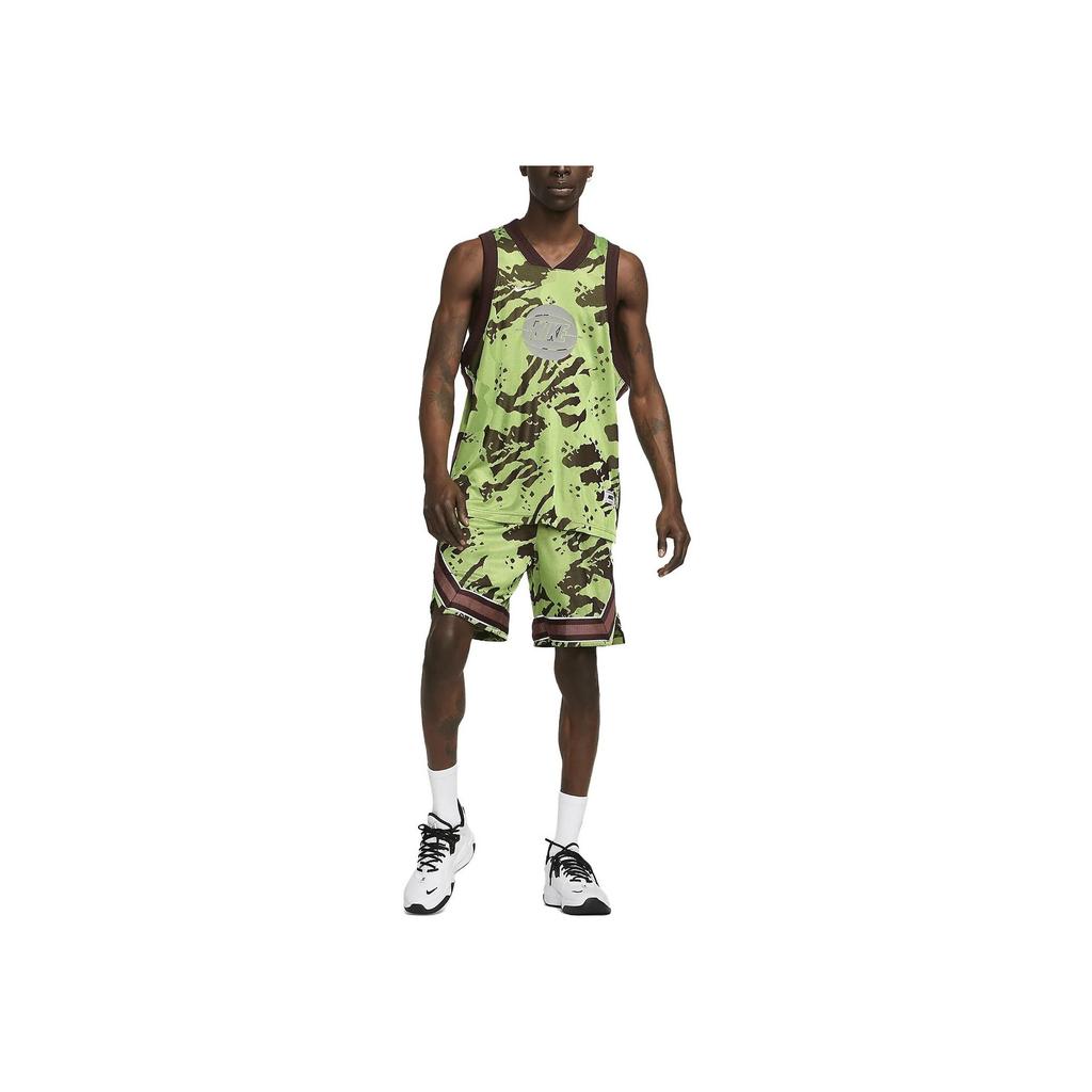 Nike Dri-FIT ADV Camo Print Logo Basketball Tank Top Men Tops Brown DX0258-227