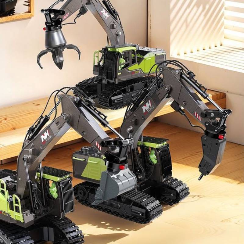 Baufahrzeug Modell 150 Legierung Schwerlast Bagger Mit DIY Funktionen Für Sammler