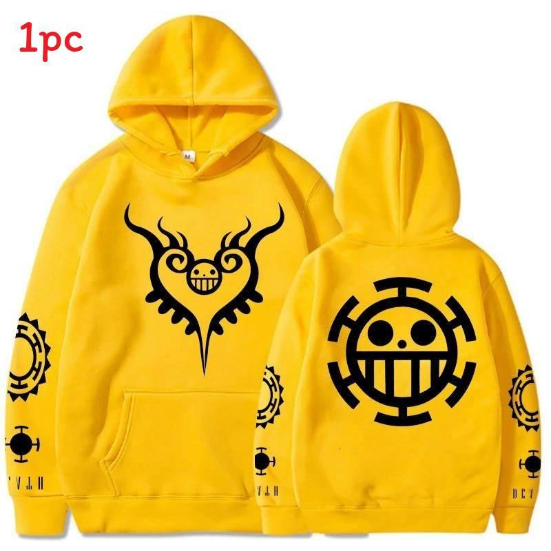 Trafalgar D Water Law Hoodie With Polyester Fabric For Adult Anime Fans