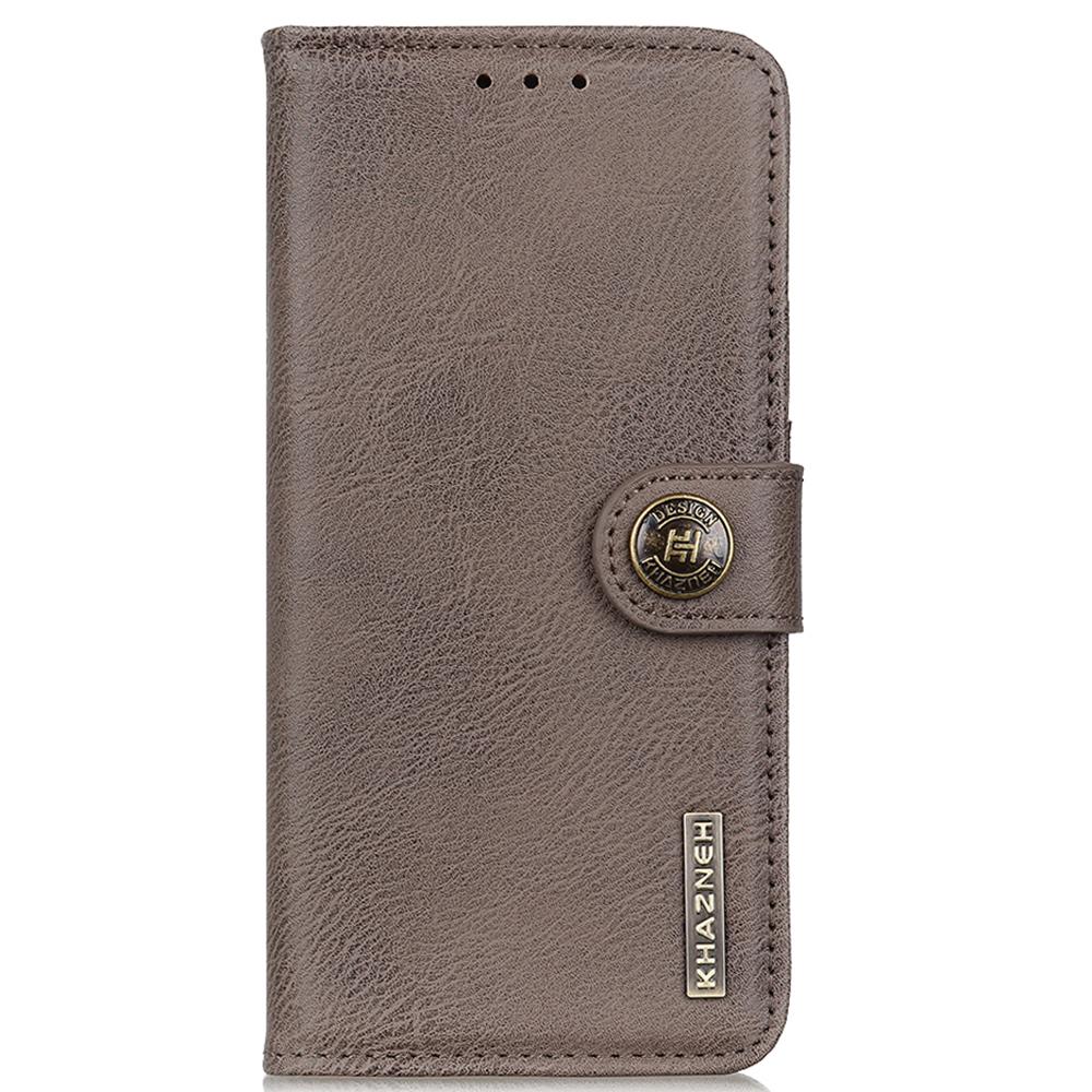 KHAZNEH Für Sony Xperia 10 VI Leder-Brieftaschenhülle Rindsleder-Textur Handyhülle