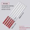 Stainless Steel BBQ Skewers with Wooden Handle - Large Flat Skewers for Grilling Meat Outdoors