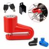 Portable Steel Wire Bicycle Disc Brake Lock Key Lock Mini Size Anti Theft Lock Security with Bracket Scooter Lock Street Parking 4